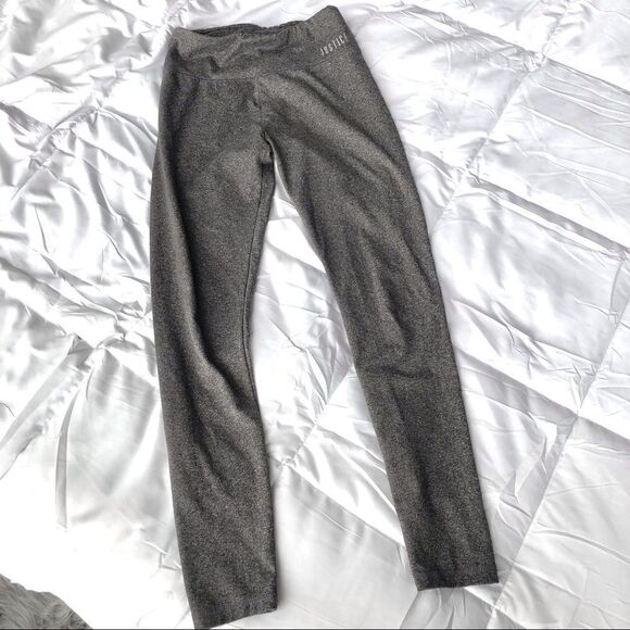 Justice Actv Grey Leggings - Picture 1 of 5